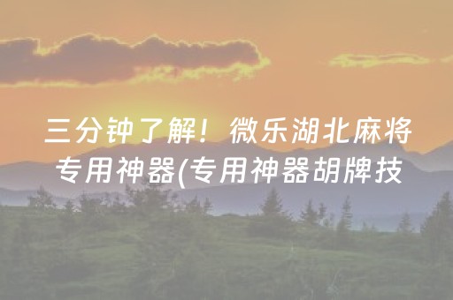 分享玩家攻略“雀神广东麻将挂的骗局”（必赢神器)