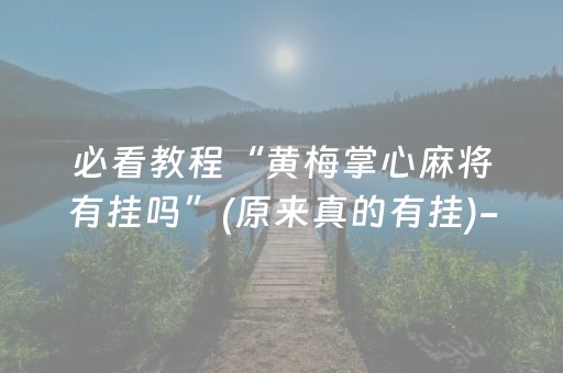 安装教程“手机微乐麻将做弊器软件”（开挂辅助脚本)