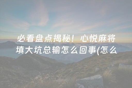 玩家必备攻略“微乐锄大地辅助软件”（开挂辅助器脚本)