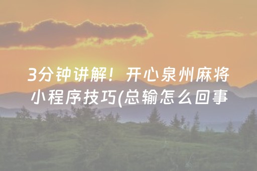 给大家科普一下“小程序打麻将有插件吗”（开挂辅助器插件)
