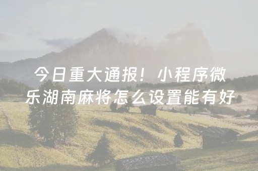 三分钟了解“微乐跑得快怎么让系统给自己发好牌”（万能开挂器)