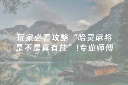 玩家必备“微乐福建麻将提高胜率”（提高胜率软件)