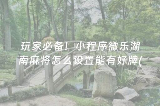 胜率设置方法“微乐陕西麻将助赢神器购买”（怎么控制输赢)