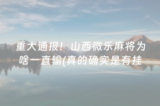 玩家必备十款“微乐陕西挖坑必胜神器”（有什么规律)