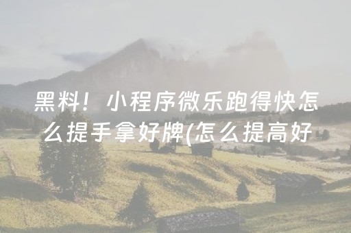 7分钟揭秘“微乐麻将插件购买”（开挂辅助插件)