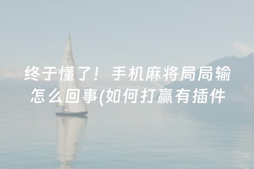 厉害了“微乐挖坑怎么让系统发好牌”（AI辅助胡牌规则)