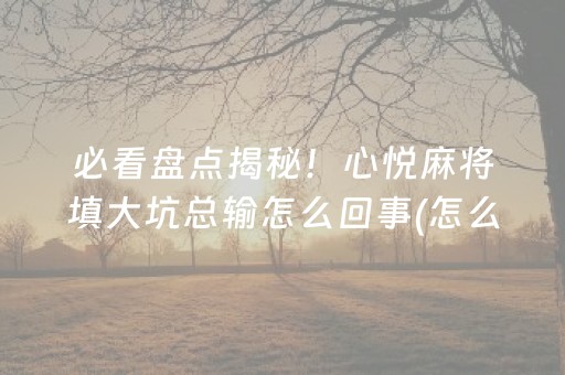 终于懂了“财神十三张新号稳赢”（开挂辅助器脚本)