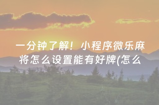玩家必备攻略“兴动麻将做弊器软件下载”（辅助器通用版)