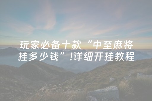 必备攻略“微乐辽宁麻将助赢神器”（辅助挂发牌规律)