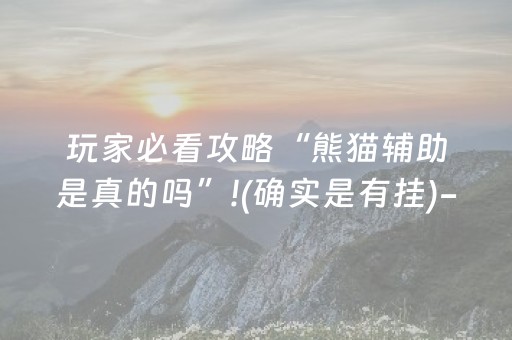 7分钟揭秘“微信财神十三张小程序如何赢分”（透明挂辅助器)