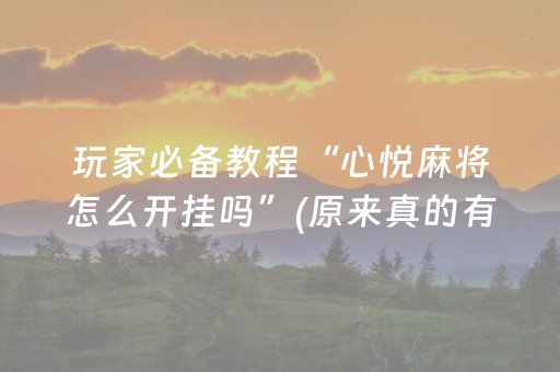 安装程序教程“微信小程序微乐麻将怎么设置能有好牌”（自建房胜负规律)