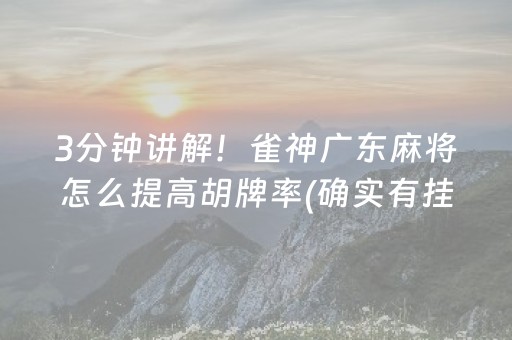 玩家必看攻略“手机微乐麻将做弊器软件”（助赢神器购买)