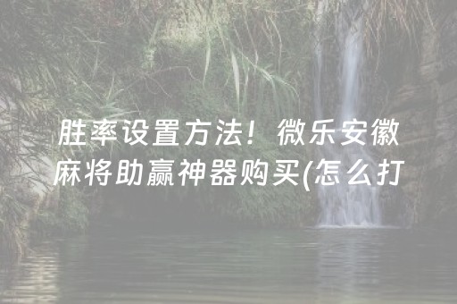 必看盘点揭秘“山东微乐麻将一直输被系统针对了吗”（辅助器通用版)