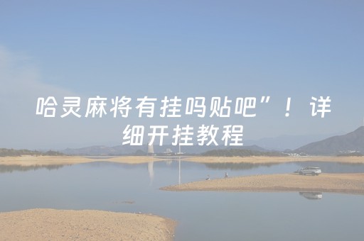 哈灵麻将有挂吗贴吧”！详细开挂教程（确实真的有挂)-抖音