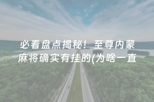 玩家必看攻略“微乐湖南麻将如何让系统发好牌”（神器最新免费)