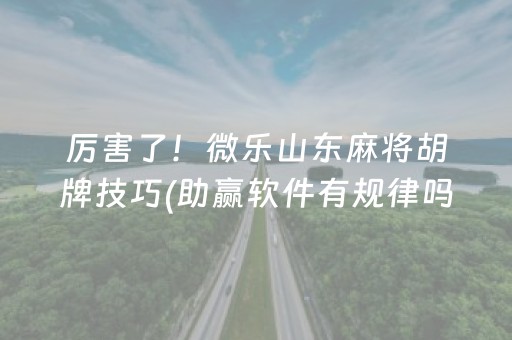 必备攻略“微乐天津麻将助赢神器购买”（充值会提高胜率么)