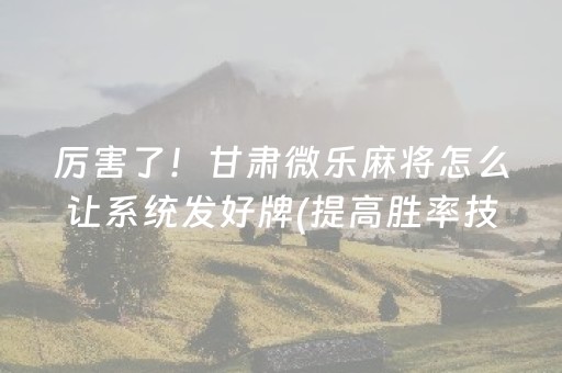 介绍十款“财神十三张辅助工具有挂”（开挂辅助器脚本)