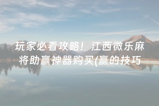 介绍十款“微乐捉鸡麻将控牌器”（外辅工具)