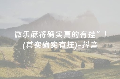 安装教程“微乐捉鸡麻将助赢软件”（好友房怎么才能赢)