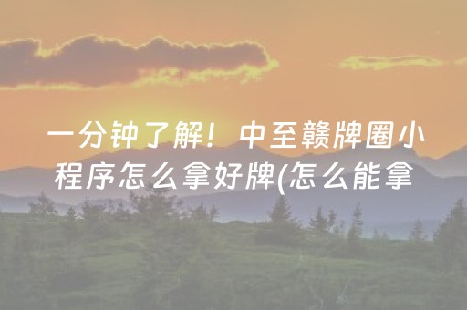 必备教程“微信小程序微乐麻将助赢神器购买”（控牌神器)