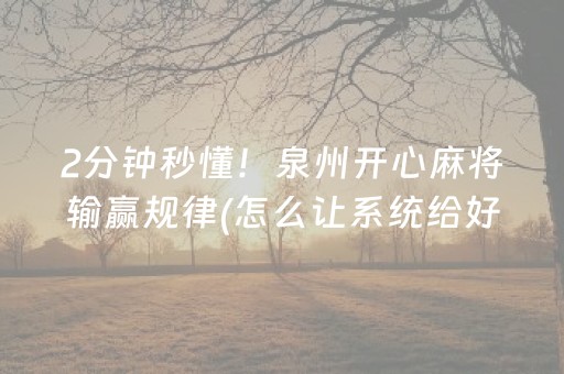 玩家必备攻略“填大坑游戏为啥一直输”（小程序控牌器)