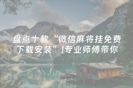 必备教程“小程序雀神麻将怎么设置才能赢”（辅牌器插件购买)
