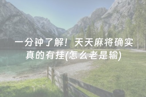 玩家必备教程“微乐甘肃麻将自建房胜负规律”（插件可信吗)