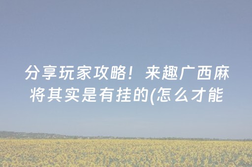 大神教教你“微乐浙江麻将攻略插件”（装挂怎么安装)
