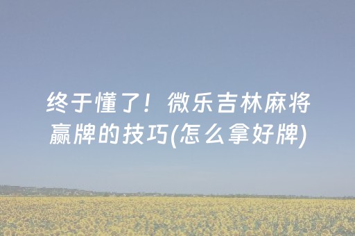 玩家必看“微乐宁夏麻将怎么提高胜率”（开挂辅助插件)