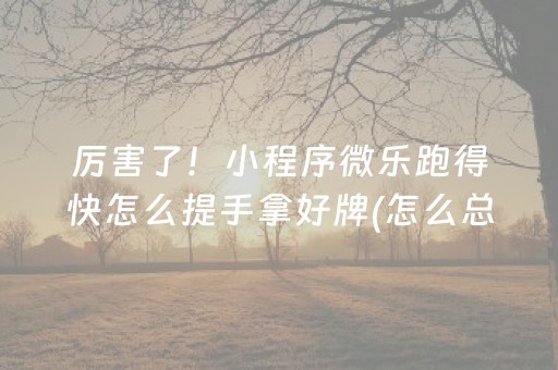 黑料“微乐龙江麻将有什么规律”（必赢神器辅助器)