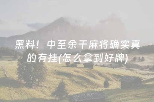 介绍十款“微乐山西麻将专用神器”（必赢神器)