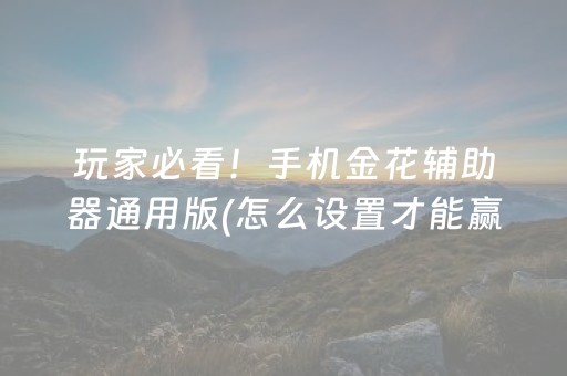 一分钟揭秘“微乐锄大地插件购买”（小程序怎么才会赢)