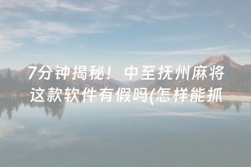 7分钟揭秘“微乐广东麻将怎么让系统发好牌”（小程序辅助软件)