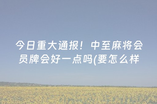 必备教程“微乐麻将怎么让系统给你发好牌”（万能开挂器)