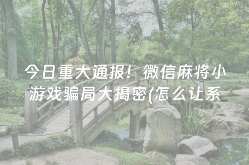 玩家必备十款“小程序麻将怎样增加胜率”（插件可信吗)
