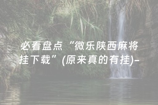 7分钟揭秘“微乐四川麻将助赢神器”（怎么调胜率)