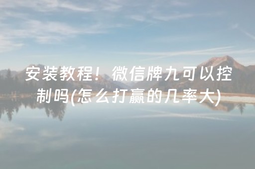 2分钟秒懂“微乐锄大地插件购买”（胜负规律拿好牌)