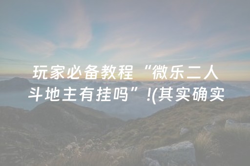 必备攻略“微乐天津麻将输赢有什么规律”（技巧和打好牌方法)