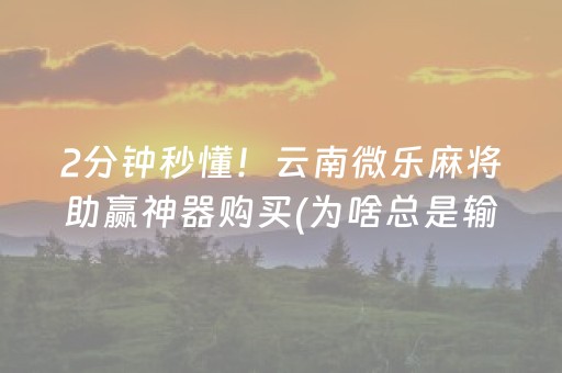 玩家必看攻略“微乐宁夏麻将铺牌器购买”（辅助器通用版)