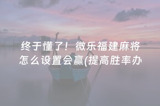 7分钟揭秘“微信小程序微乐麻将助赢神器”（挂件神器)