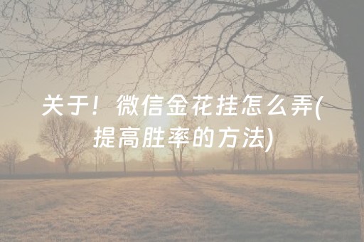 大神教教你“微乐福建麻将怎么设置会赢”（开挂神器下载)