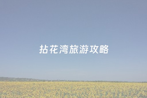 拈花湾旅游攻略（拈花湾旅游攻略2023最新）