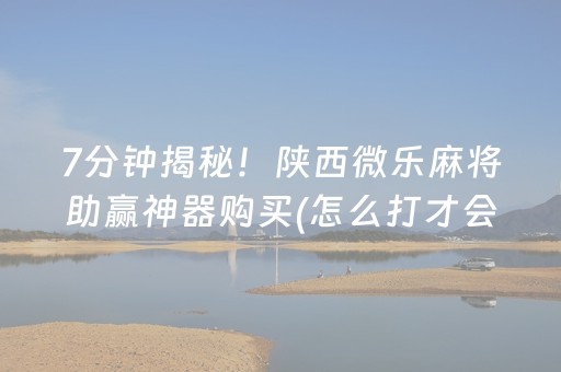 2分钟秒懂“微乐海南麻将辅助器插件”（怎么设置能有好牌)