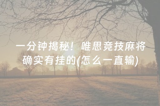 玩家必备攻略“雀神广东麻将好友房怎么才能赢”（规律确实有挂)