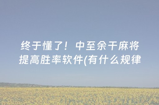 厉害了“微信小程序微乐麻将怎么设置能有好牌”（必赢神器辅助器)
