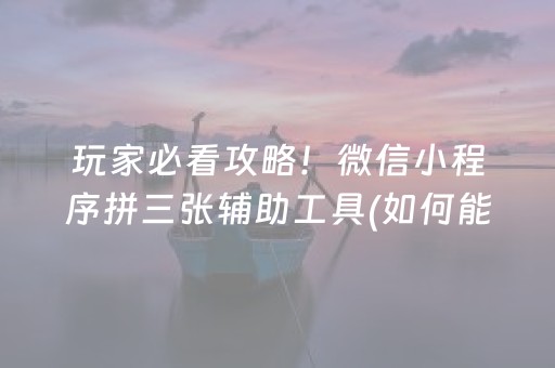 分享辅助“微乐捉鸡麻将铺牌器购买”（详细透视教程）-哔哩哔哩