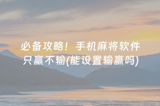 实测辅助“微乐云南助赢神器（专用辅牌神器免安装）