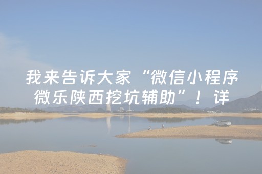 安装程序教程“微乐湖南麻将助攻神器”（神器最新免费)