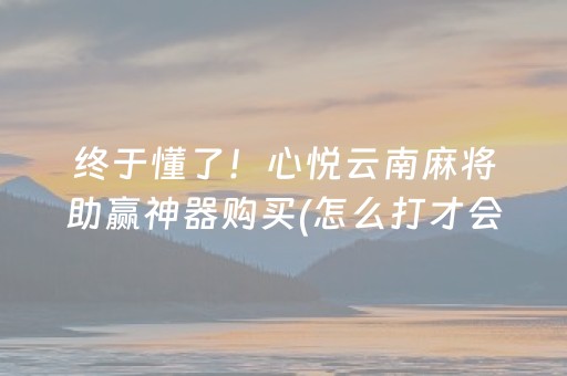 终于发现了“手机打麻将神器只赢不输神器（专用辅牌神器免安装）