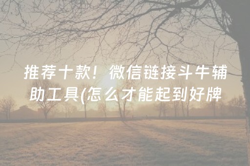 分享辅助“微乐二七王开挂视频（专用辅牌神器免安装）